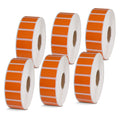 1" x 0.5" Orange Direct Thermal Labels