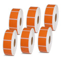 1" x 1" Orange Direct Thermal Labels
