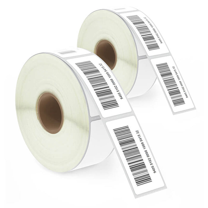 Zebra 1" x 2" Barcode & Address Labels Direct Thermal Labels