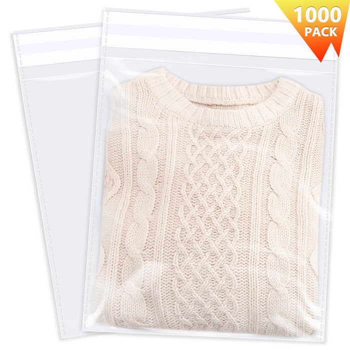 Clear Resealable Bags 12" x 18"