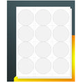 12UP 2.5" Round Labels for Laser & Inkjet Printers