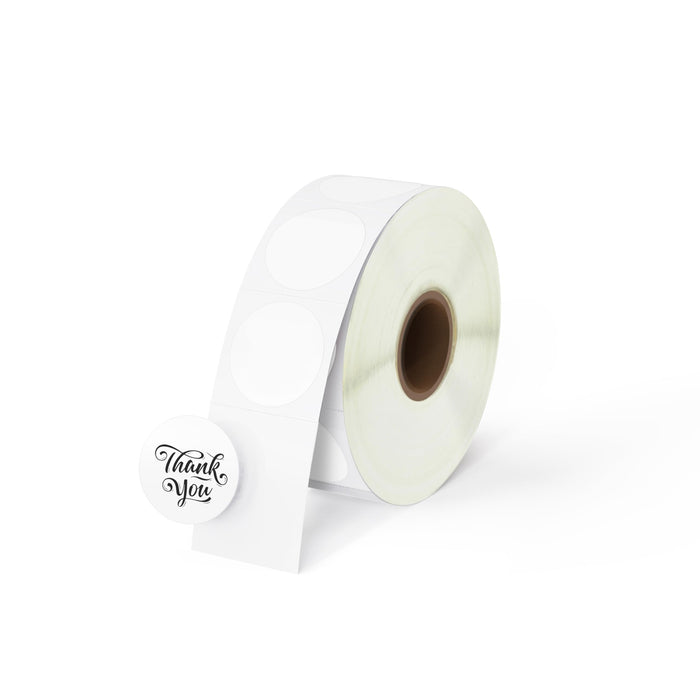 1.5 inch round direct thermal label roll