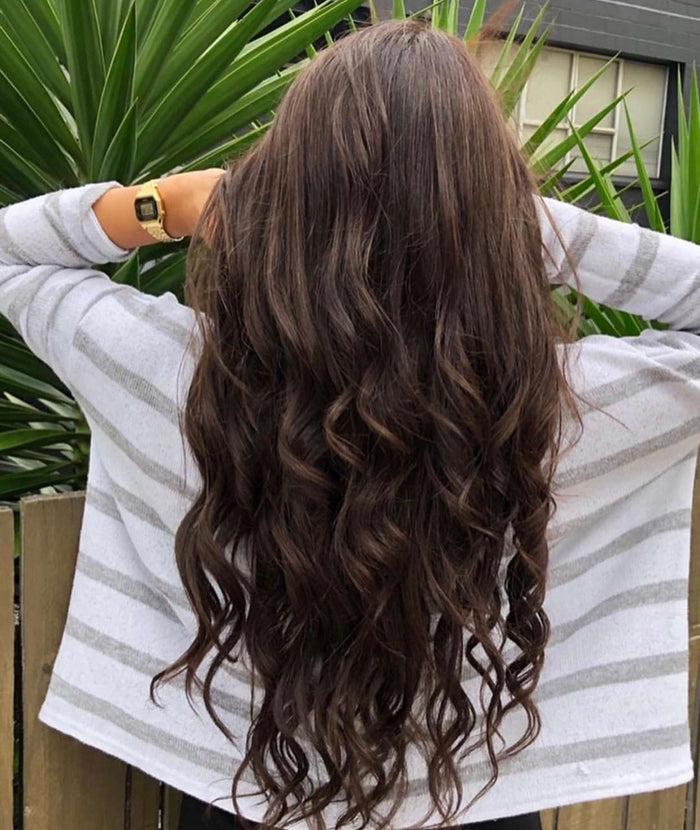 #2 Dark Brown Invisi Tape Hair Extensions — Value Grade