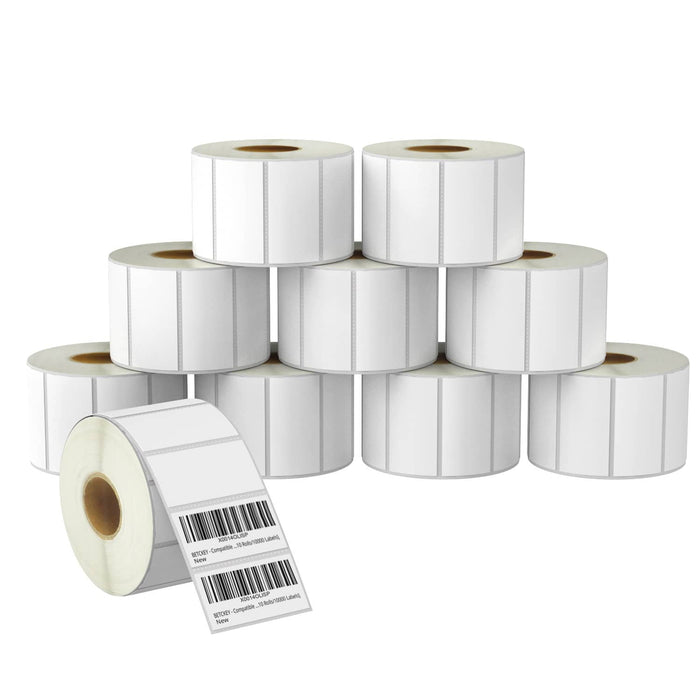 2x1 thermal labels