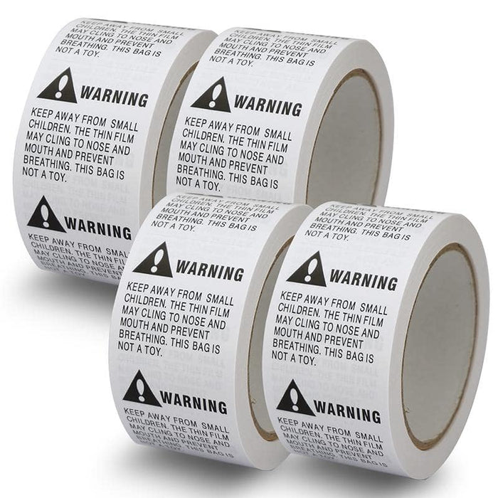 2" X 2" Keep Away from Small Children Suffocation Warning Label Stickers