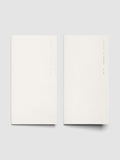 Both 2027 Dated Travel Notebooks in A5 Slim size displayed side by side, showing the off-white covers with silver foil text for the Jan–Jun and Jul–Dec volumes