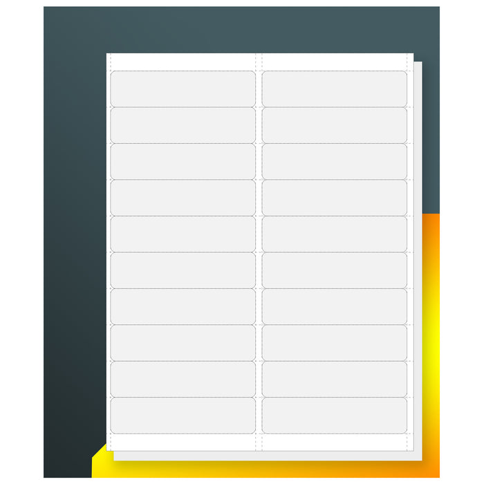 20UP 4" x 1" Address Labels for Laser & Inkjet Printers