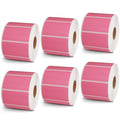 2.25" x 1.25" Pink Direct Thermal Labels