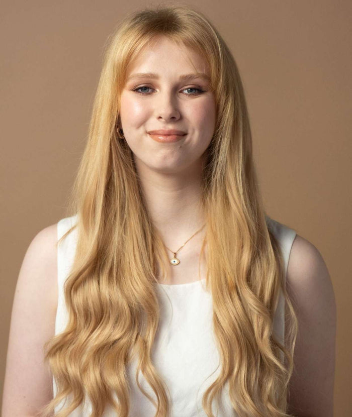 #23 Golden Blonde Nano Tip Hair Extensions — Value Grade