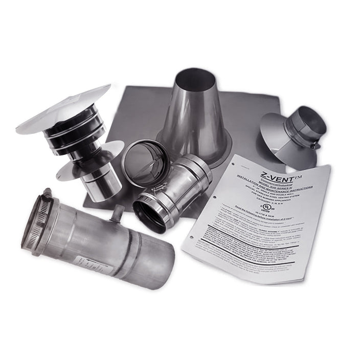 3" Stainless Steel Vertical Vent Kit