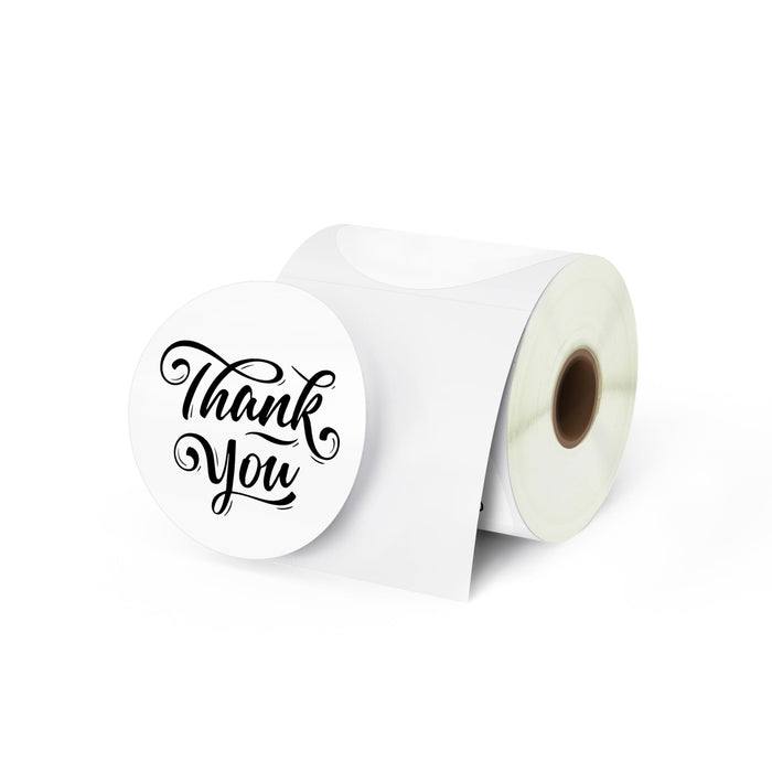 QR code round labels