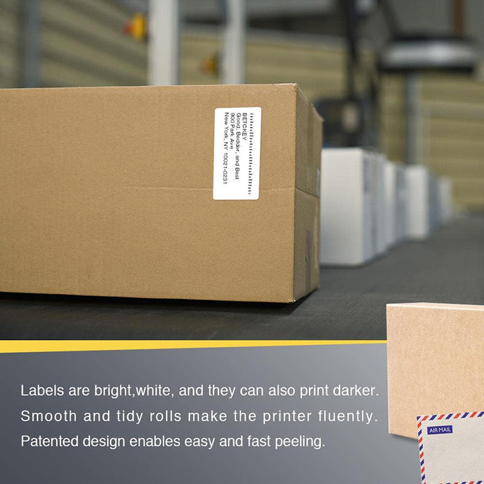 Zebra 3" x 1.5" Barcode Shipping & Address Labels Direct Thermal Labels