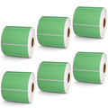 3" x 2" Green Direct Thermal Labels