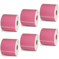 3" x 3" Pink Direct Thermal Labels