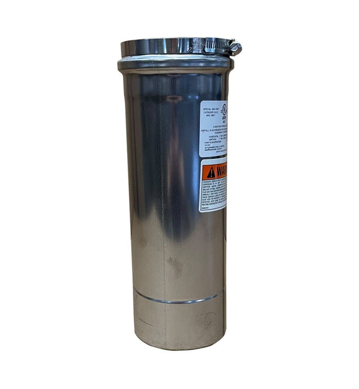 4" Stainless steel Single Wall Straight Pipe with Gasket