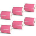 4" x 4" Pink Direct Thermal Labels