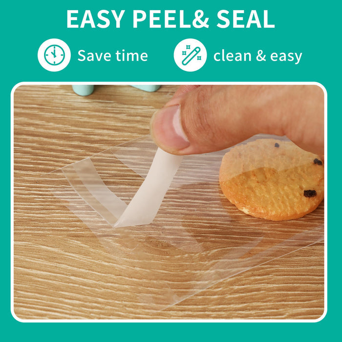 4" x 9" Small Clear Plastic Bags