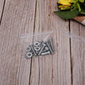 5" x 3" 500 Pack Clear Resealable Zip Bags