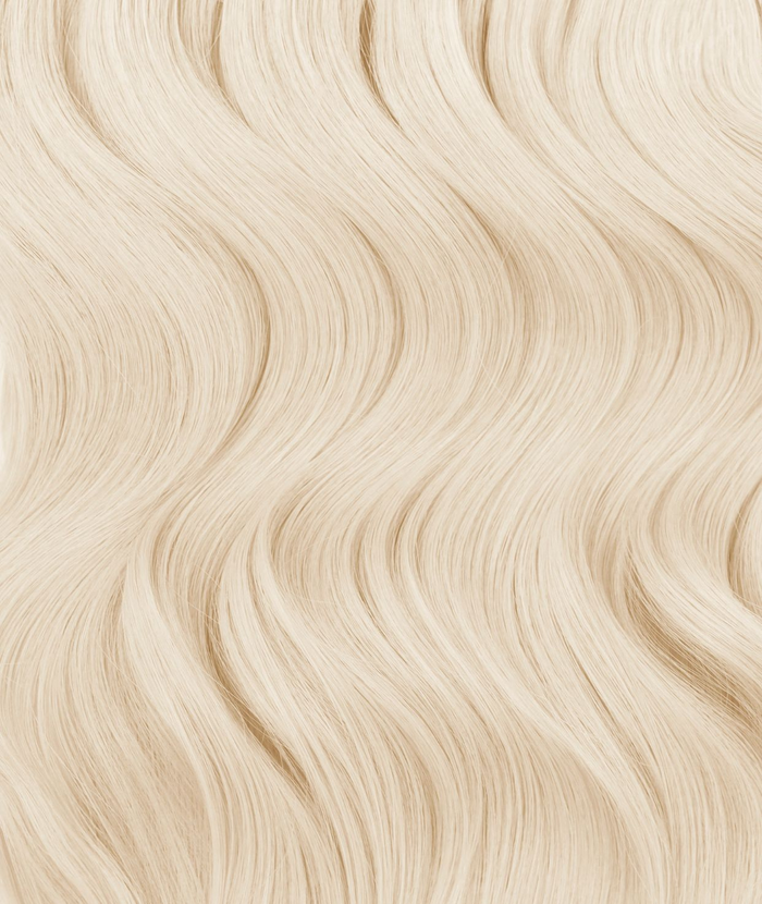 #60 Whitest Ash Blonde Ultra Seamless Tape In Extensions — Value Grade