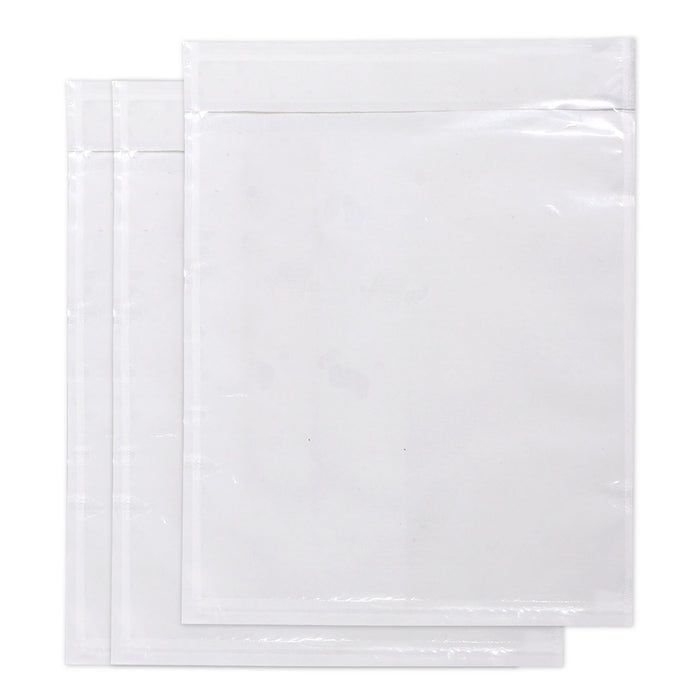 9.5" x 12" Clear Self-Adhesive Packing List Envelopes 200 Pack