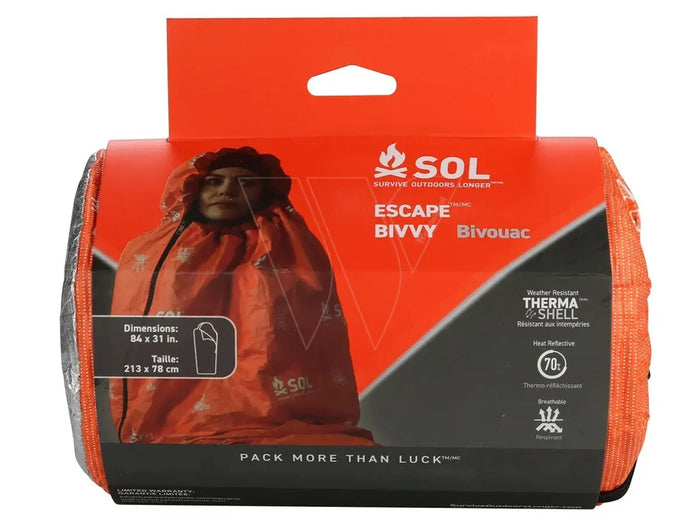 Adventure Medical Kits SOL Escape Emergency Bivvy with Hood - Orange