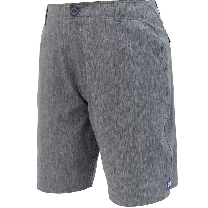AFTCO Cloudburst Hybrid Men's Fishing & Boating Shorts - Charcoal Heather