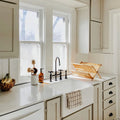 Austen Fireclay 24" Single Bowl Farmhouse Apron Front Undermount Kitchen Sink