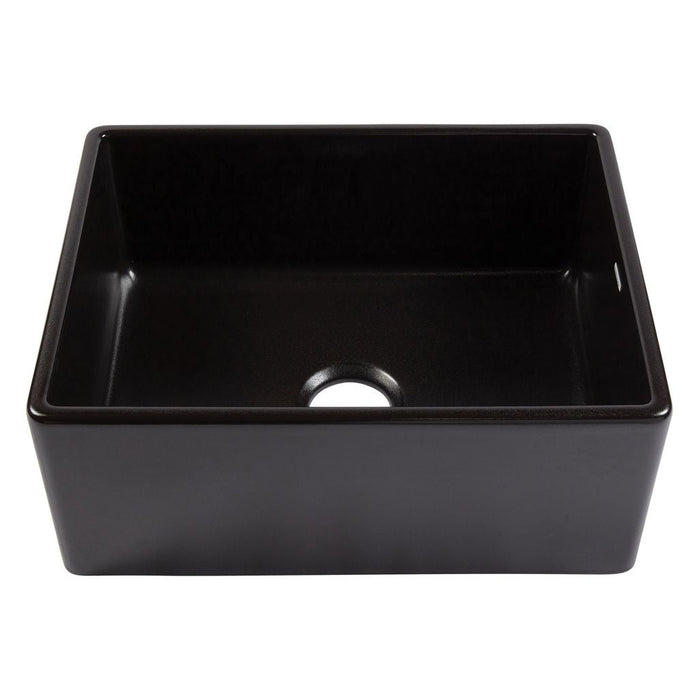 Austen Fireclay 24" Single Bowl Farmhouse Apron Front Undermount Kitchen Sink