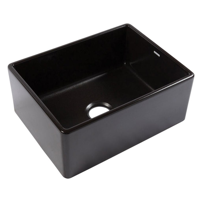 Austen Fireclay 24" Single Bowl Farmhouse Apron Front Undermount Kitchen Sink