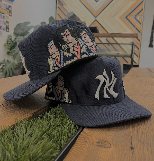 Baysiq x Cukui "NY" Corduroy Snapback - Black