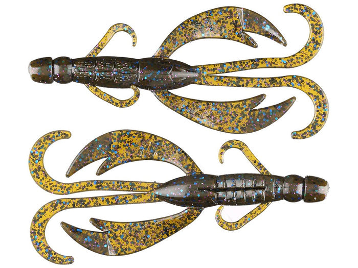 Big Bite Baits 5 inch Battle Bug Soft Plastic Creature Bait 7 pack - Tilapia
