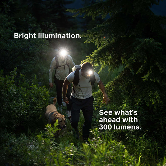 Biolite Range 300 USB-C Fast Charging Headlamp - Midnight Grey