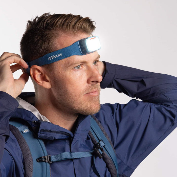 Biolite Range 400 USB-C Fast Charging Headlamp - Slate Blue