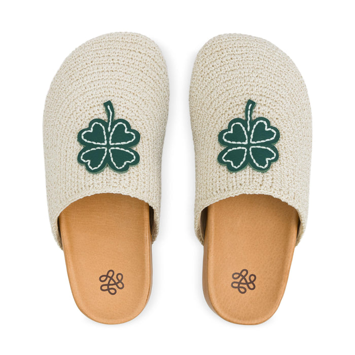 The Sak Bolinas Clog - Hand Crochet - Natural Clover
