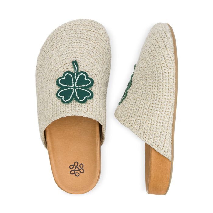The Sak Bolinas Clog - Hand Crochet - Natural Clover