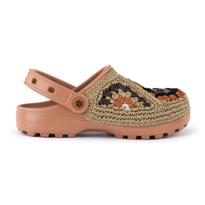 The Sak Bolo Clog - Hand Crochet - Acorn Patch