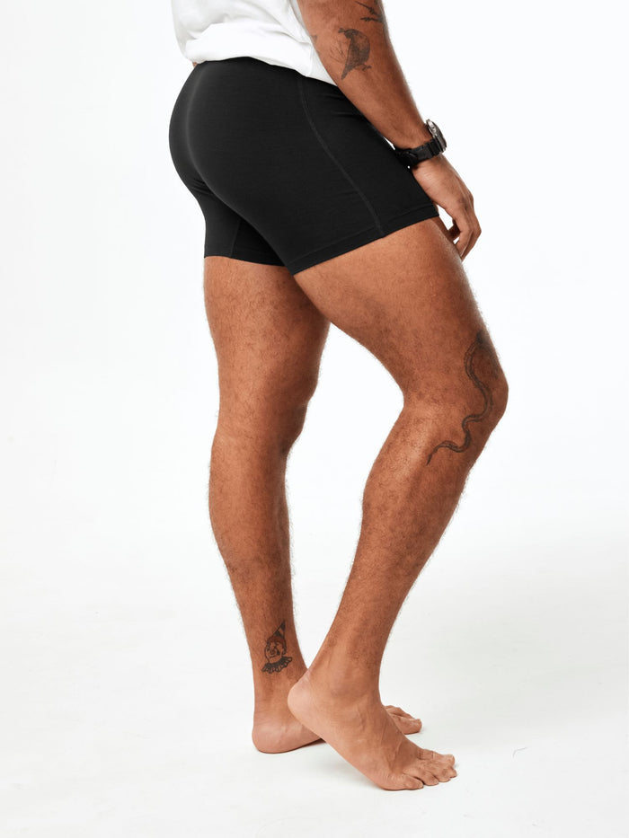 Move freely + feel supported # Black Boxer Briefs Mixed Men's Pack | Fresh Clean Threads