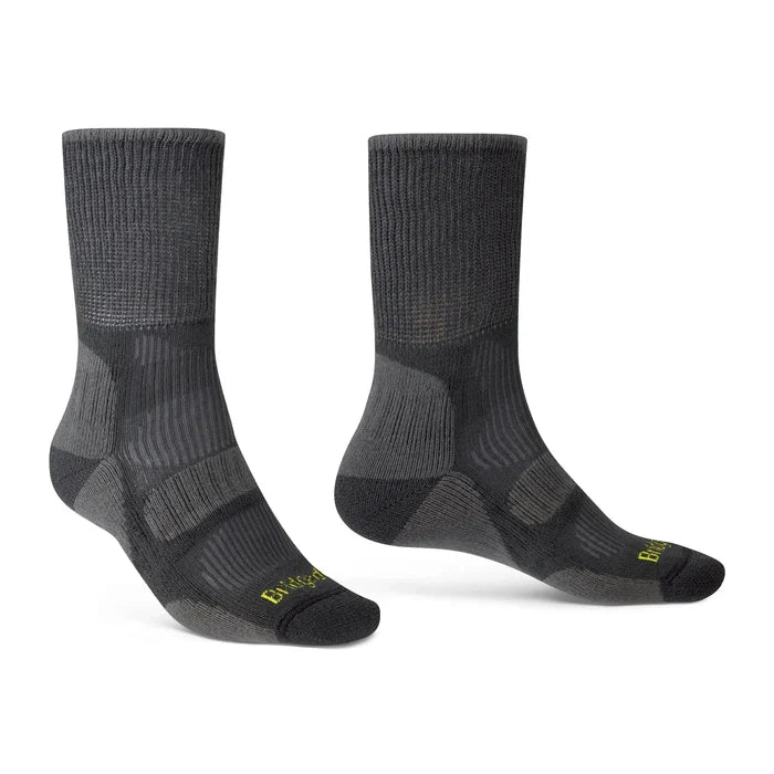 Bridgedale Men's Hike Lightweight Coolmax Comfort Boot Sock - Black