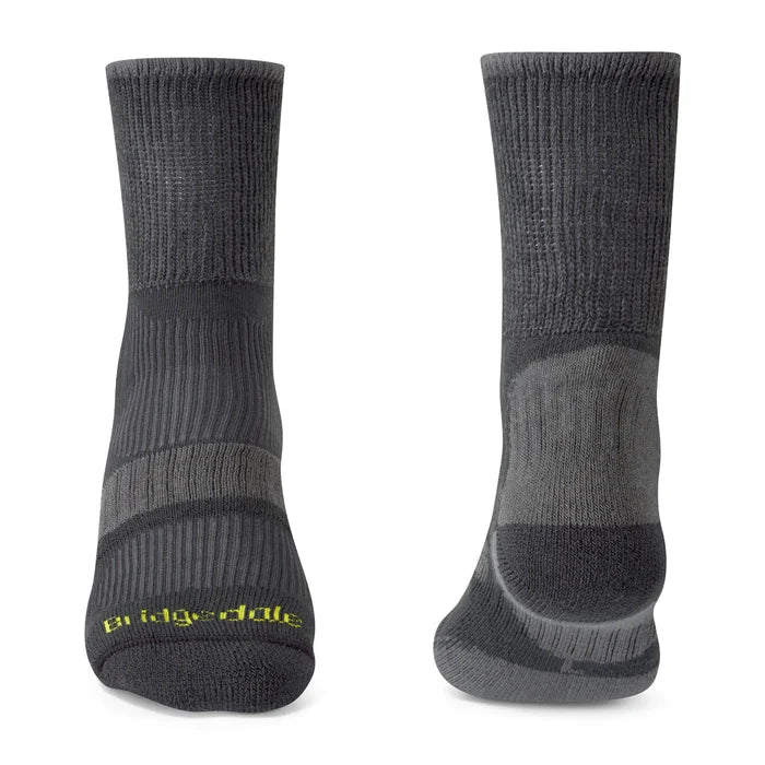 Bridgedale Men's Hike Lightweight Coolmax Comfort Boot Sock - Black