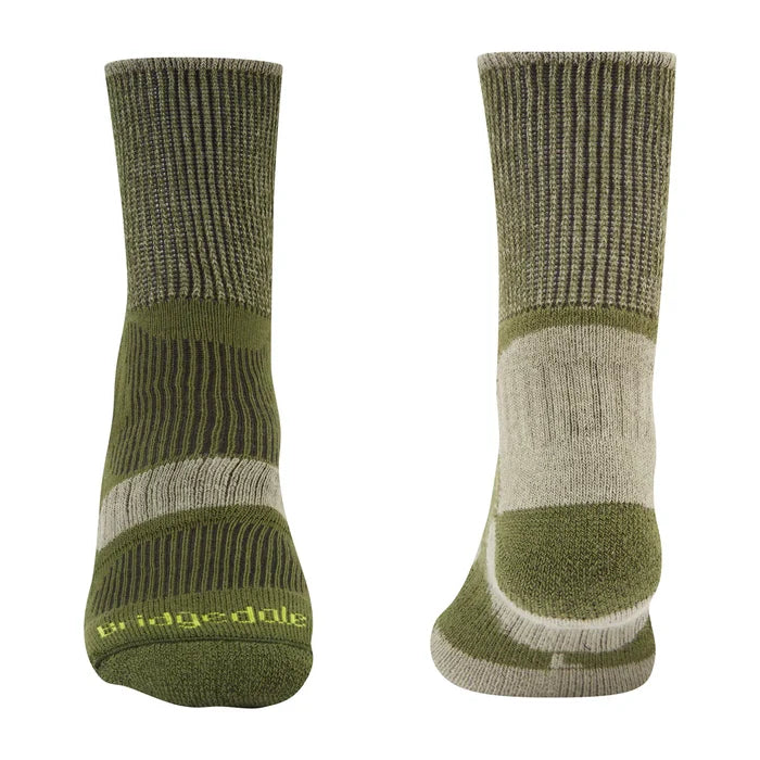 Bridgedale Men's Hike Lightweight Coolmax Comfort Boot Sock - Green