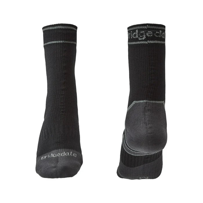 Bridgedale Men's StormSock Lightweight Waterproof Boot Socks - Black
