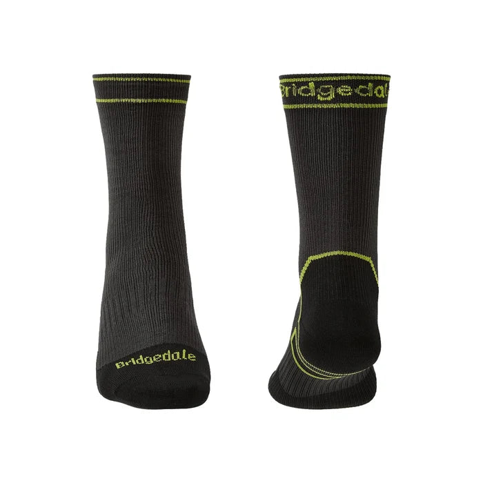 Bridgedale Men's StormSock Lightweight Waterproof Boot Socks - Dark Grey