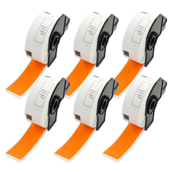 Brother DK-1201 Orange Address Labels