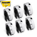 Brother DK-1201 Removable Film Address Labels 1.1" x 3.5"