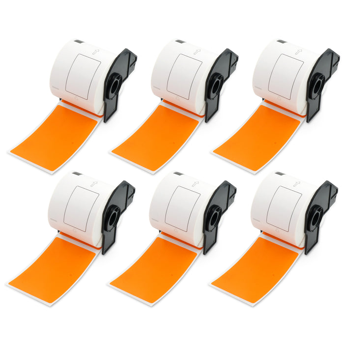 Brother DK-1202 Compatible Color Shipping Labels 2.4" x 3.9"