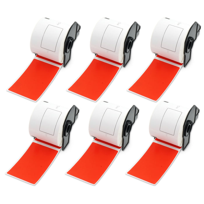 Brother DK-1202 Compatible Color Shipping Labels 2.4" x 3.9"