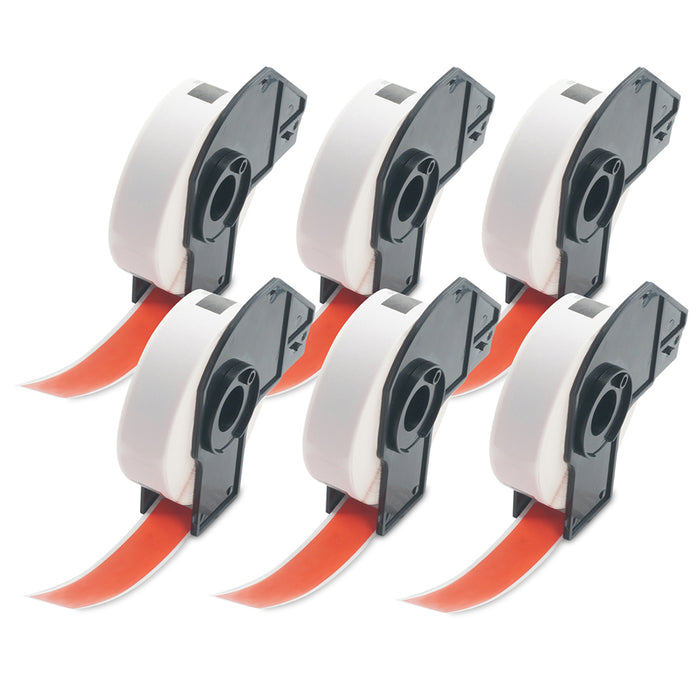 Brother DK-1203 Red File Folder Labels