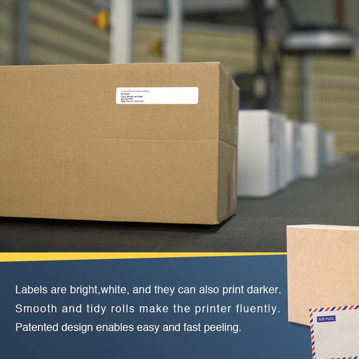 Brother DK-1203 File Folder Labels DK1203 Labels 0.66 in x 3.4 in