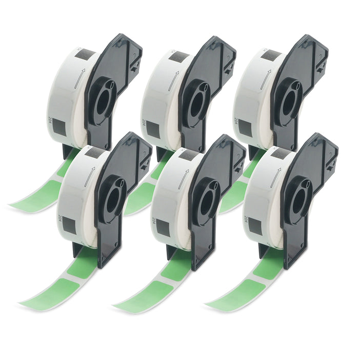 Brother DK-1204 Compatible Color Address Labels 0.66" x 2.1"