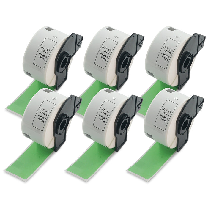 Brother DK-1208 Green Return Address Labels